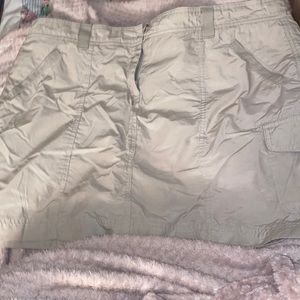 A womens size 18 skirt with built in shorts